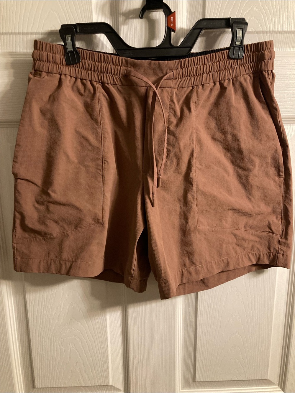 lululemon athletica Men's Athletic Drawstring Shorts - Rust